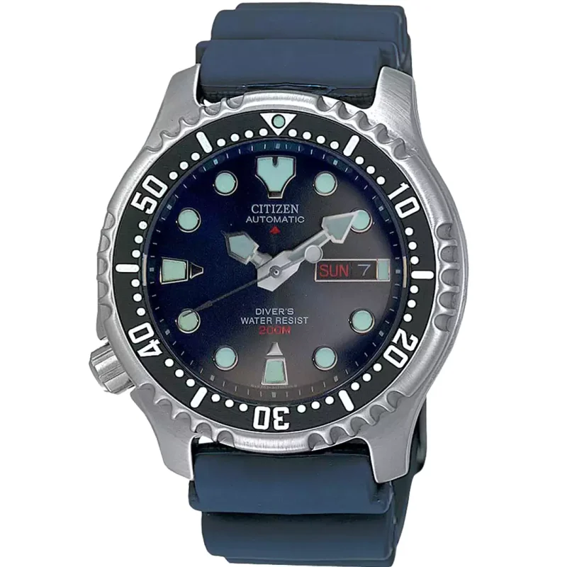 CITIZEN Promaster Auto Blue Rubber Strap NY0040-17LE