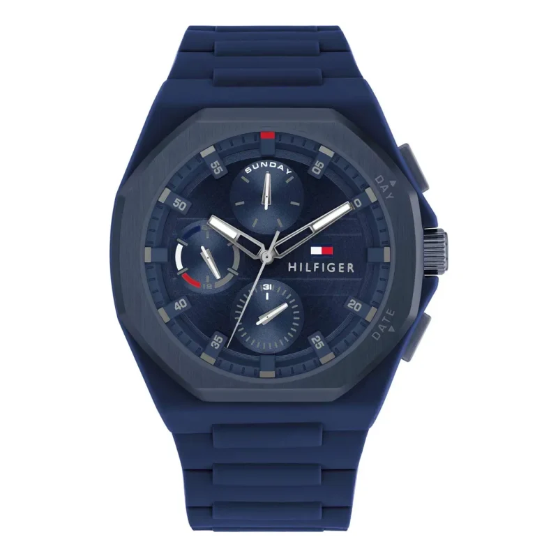 TOMMY HILFIGER Troy Blue Silicone Strap 1792122