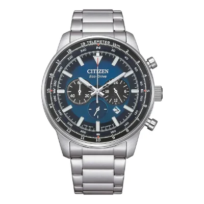 CITIZEN Eco-Drive Chronograph Silver Stainless Steel Bracelet CA4500-91L