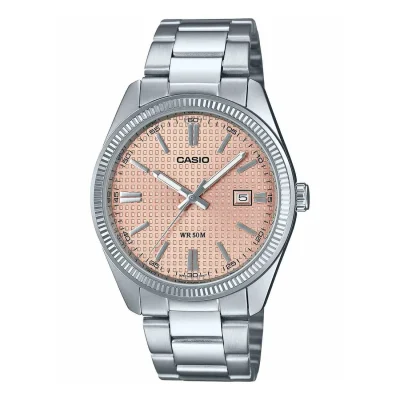 CASIO Standard Silver Stainless Steel Bracelet MTP-1302PE-4AVEF