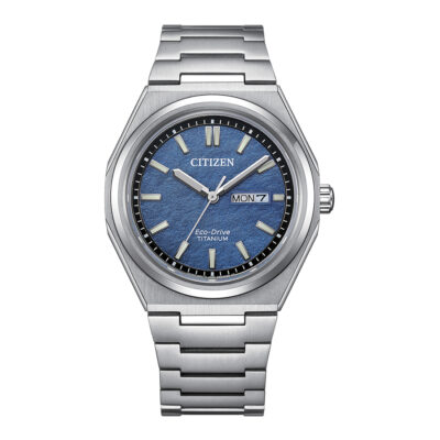 CITIZEN Eco-Drive Silver Titanium Bracelet AW0130-85L