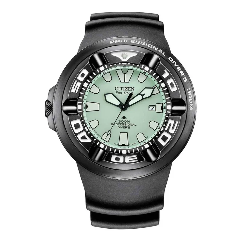 CITIZEN Promaster Eco-Drive Divers Black Rubber Strap BJ8055-04X