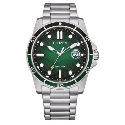 CITIZEN Eco-Drive Silver Stainless Steel Bracelet AW1811-82X