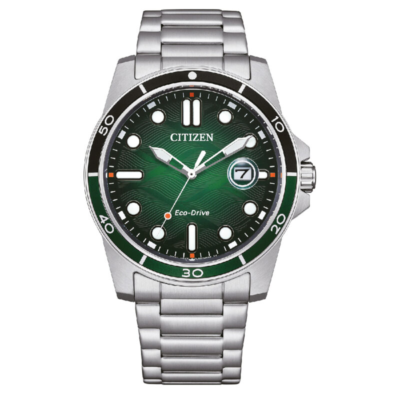 CITIZEN Eco-Drive Silver Stainless Steel Bracelet AW1811-82X