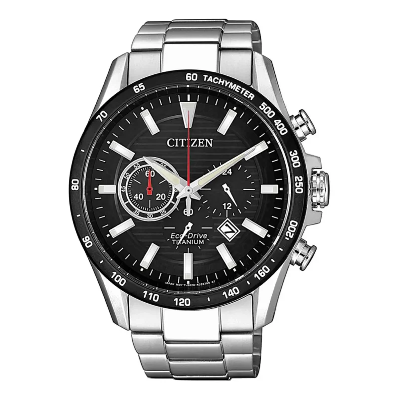 CITIZEN Eco-Drive Chronograph Silver Stainless Steel Bracelet CA4444-82E