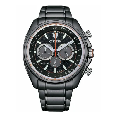 CITIZEN Eco-Drive Chronograph Grey Stainless Steel Bracelet CA4567-82H