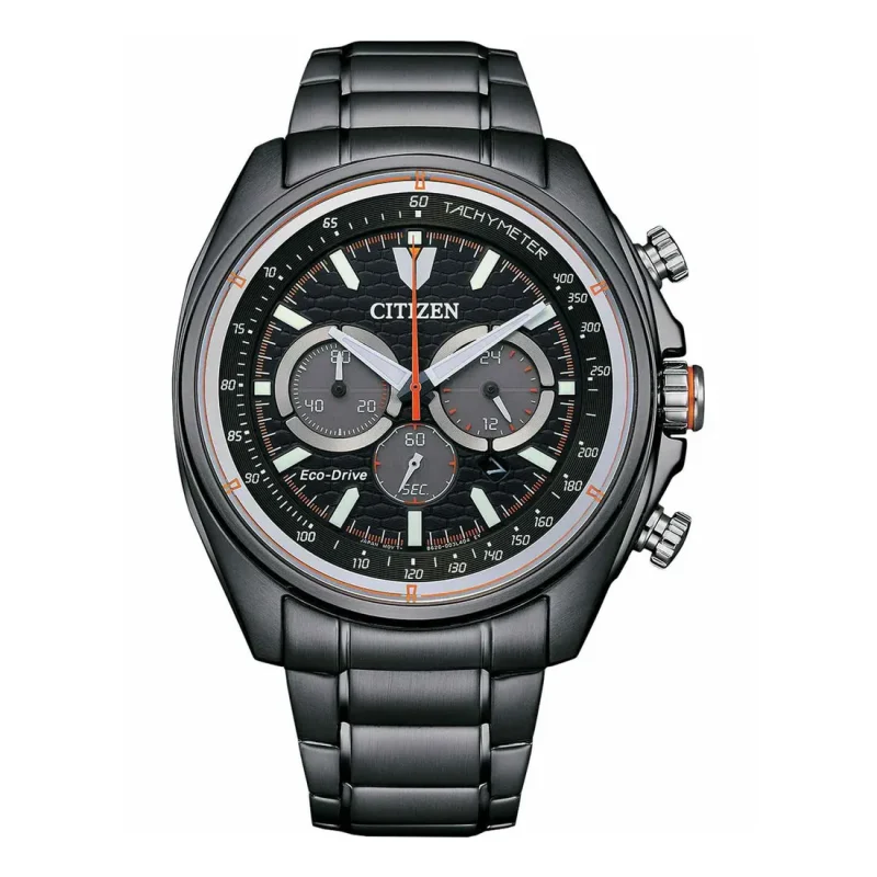 CITIZEN Eco-Drive Chronograph Grey Stainless Steel Bracelet CA4567-82H