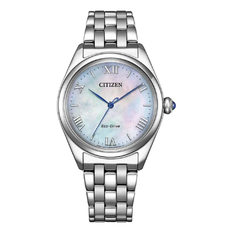 CITIZEN Eco-Drive L Silver Stainless Steel Bracelet EM1140-80D