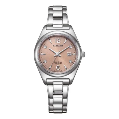 CITIZEN Eco-Drive Crystals Silver Titanium Bracelet EW2601-81Z