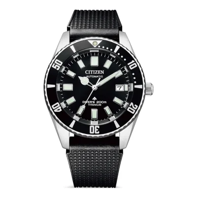 CITIZEN Promaster Dive Automatic Black Rubber Strap NB6021-17E