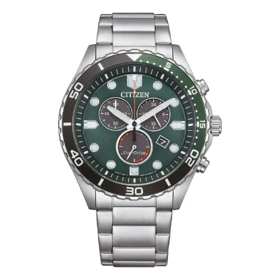 CITIZEN Eco-Drive Stainless Steel Chronograph AT2561-81X