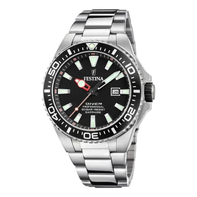 FESTINA Diver Silver Stainless Steel Bracelet F20663/3