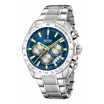 FESTINA Chronograph Silver Stainless Steel Bracelet F20668/5