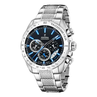 FESTINA Chronograph Silver Stainless Steel Bracelet F20668/6