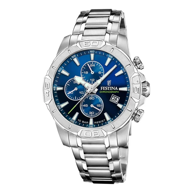 FESTINA Chronograph Silver Stainless Steel Bracelet F20704/4