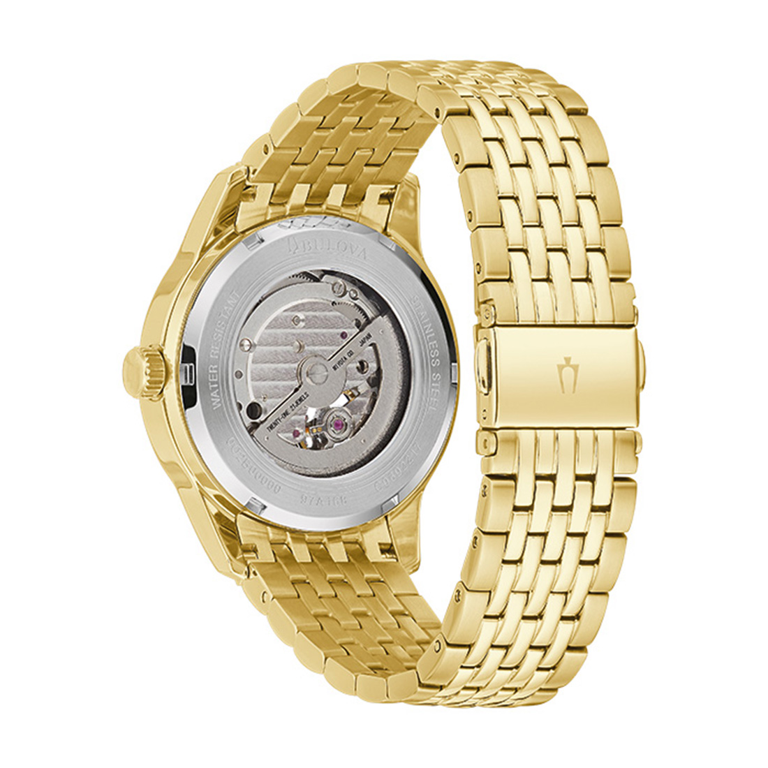 BULOVA Classic Automatic Gold Stainless Steel Bracelet 97A168