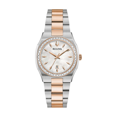 BULOVA Surveyor Two Tone Stainless Steel Bracelet 98R283