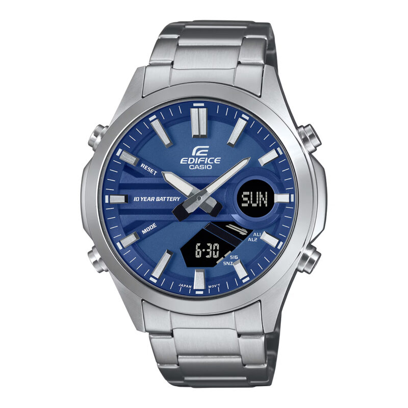 CASIO Edifice Silver Stainless Steel Bracelet EFV-C120D-2AEF