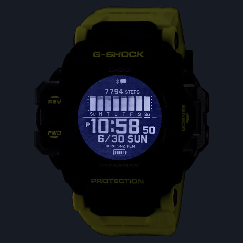 CASIO G-Shock Master Of G-Land Rangeman Green Rubber Strap GPR-H1000RY-1A9