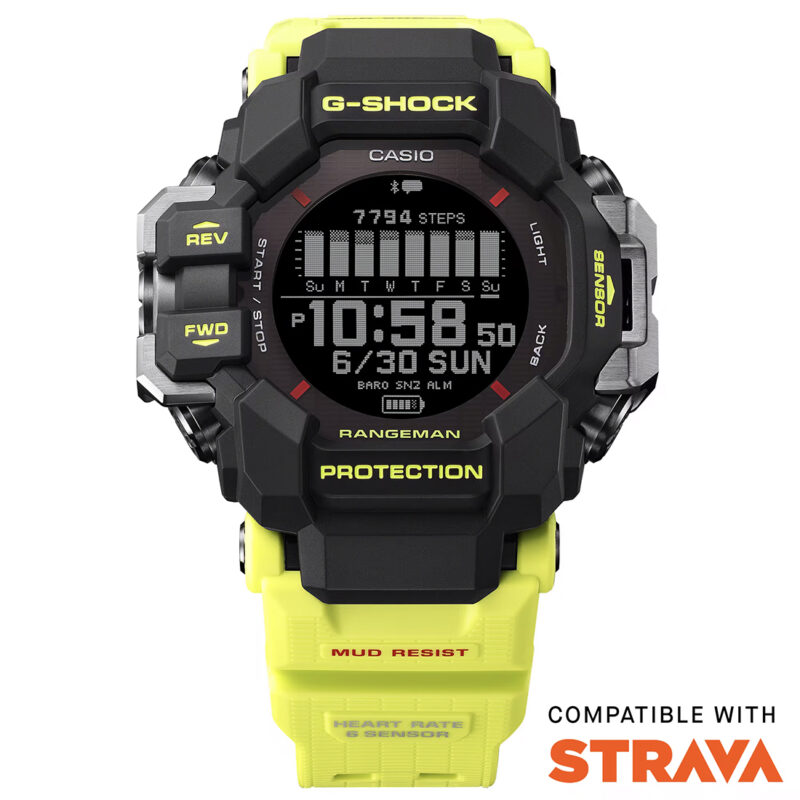 CASIO G-Shock Master Of G-Land Rangeman Green Rubber Strap GPR-H1000RY-1A9