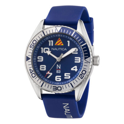 NAUTICA N83 Finn World Blue Silicone Strap NAPFWF201