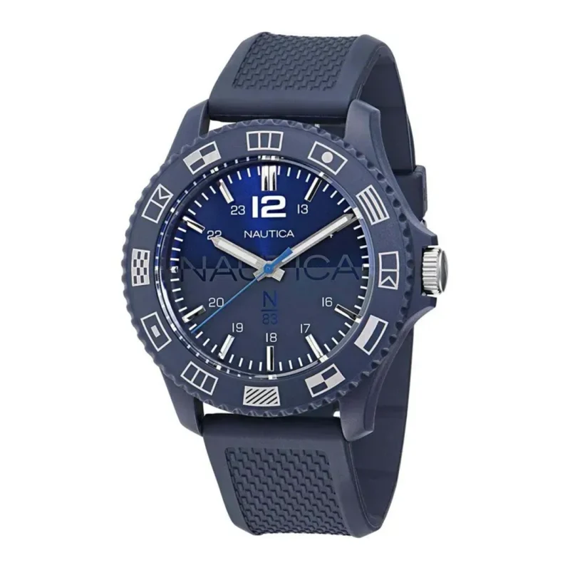 NAUTICA N83 Wavemakers Blue Silicone Strap NAPWVF302
