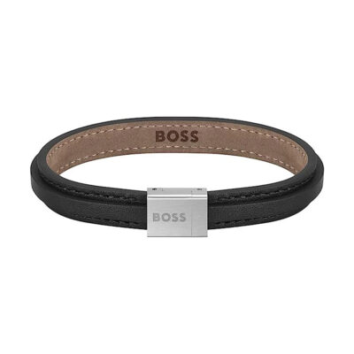 BOSS | Βραχίολι | Ανοξείδοτο Ατσάλι και Δέρμα | 1580328S