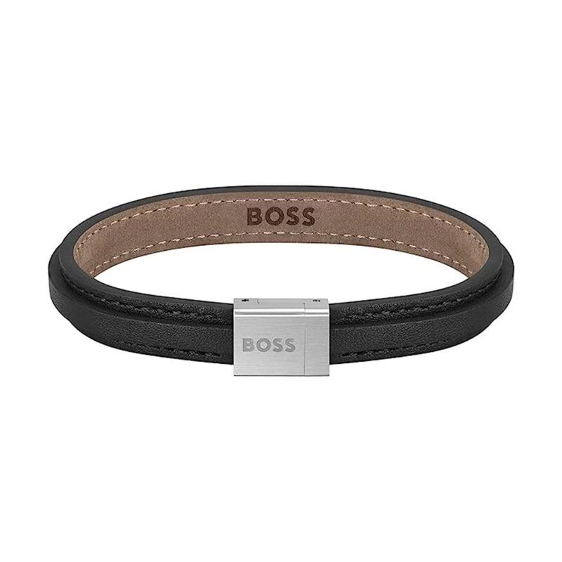 BOSS | Βραχίολι | Ανοξείδοτο Ατσάλι και Δέρμα | 1580328S