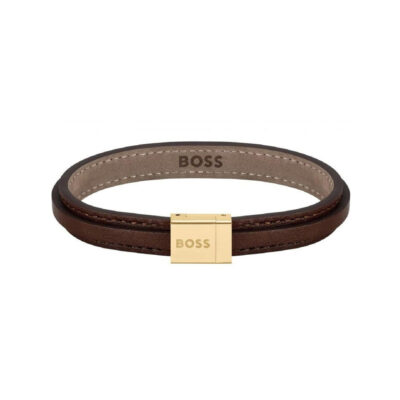 BOSS | Βραχίολι | Ανοξείδοτο Ατσάλι και Δέρμα | 1580329S