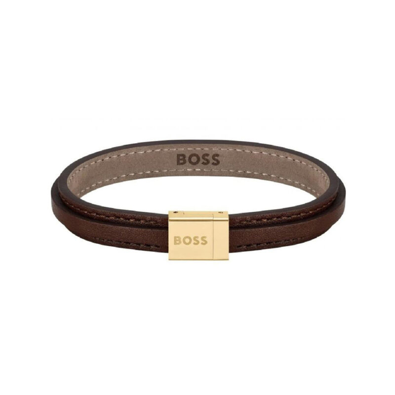 BOSS | Βραχίολι | Ανοξείδοτο Ατσάλι και Δέρμα | 1580329S