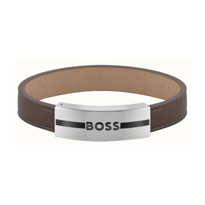 BOSS | Βραχίολι | Ανοξείδοτο Ατσάλι και Δέρμα | 1580496M