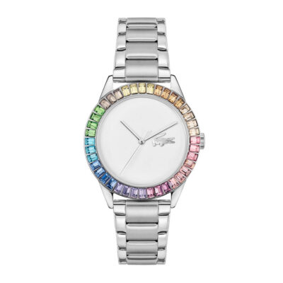 LACOSTE Crystals Silver Stainless Steel Bracelet 2001409