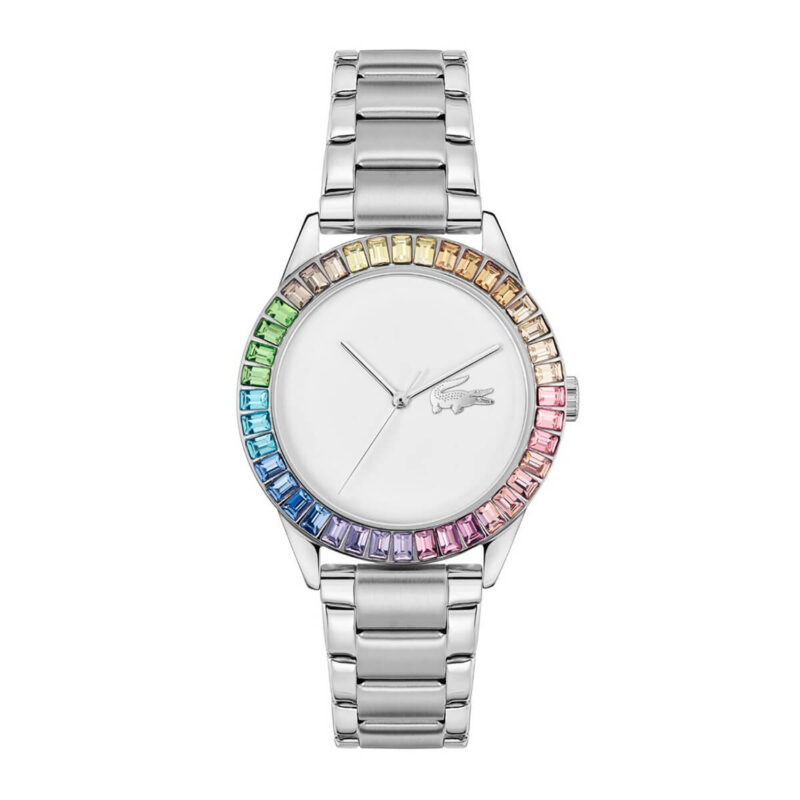 LACOSTE Crystals Silver Stainless Steel Bracelet 2001409