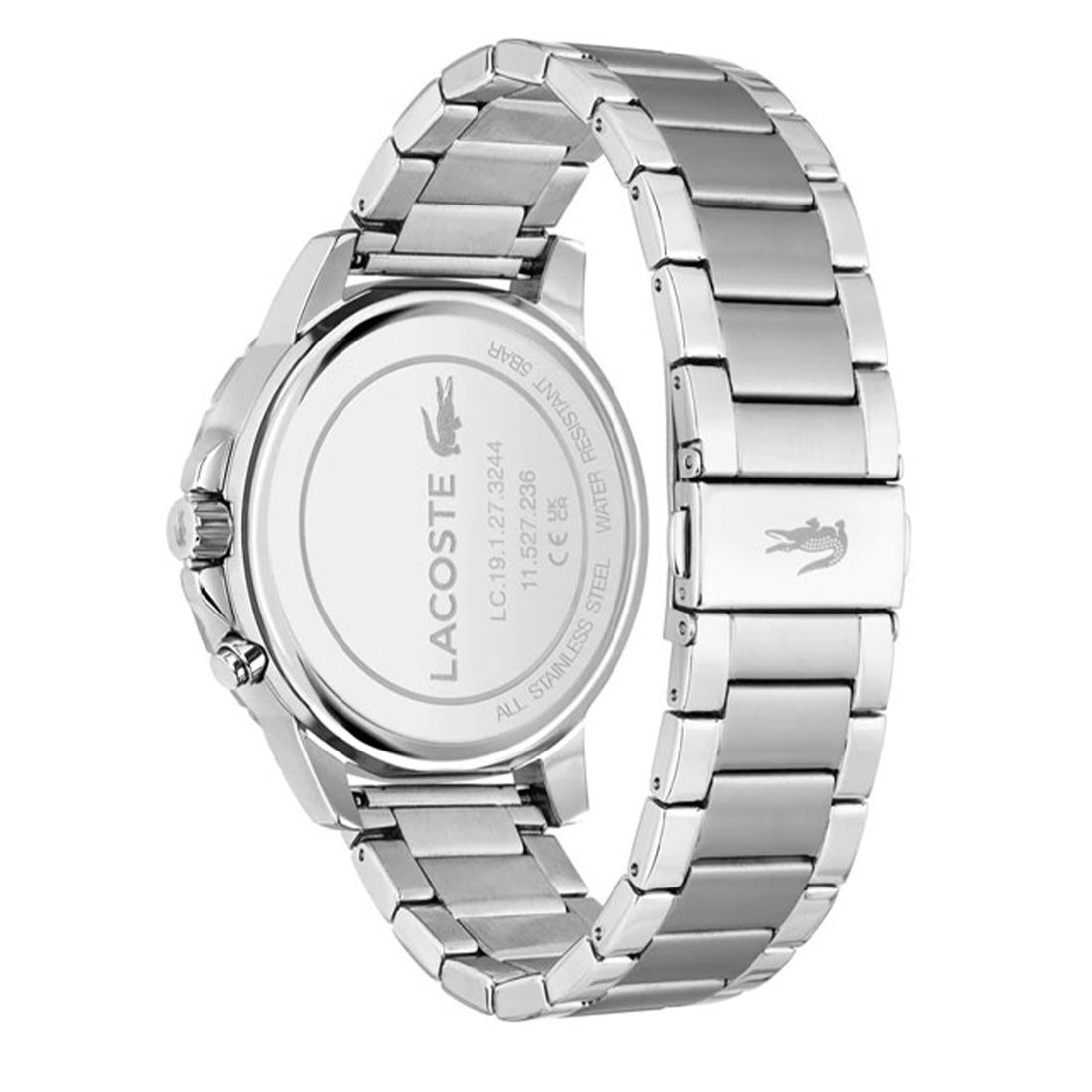 LACOSTE Chronograph Silver Stainless Steel Bracelet 2011208