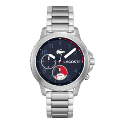 LACOSTE Chronograph Silver Stainless Steel Bracelet 2011208