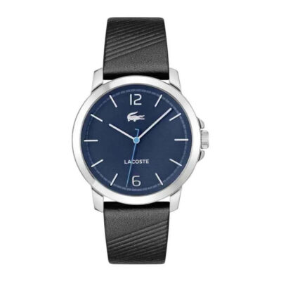 LACOSTE Black Leather Strap 2011275