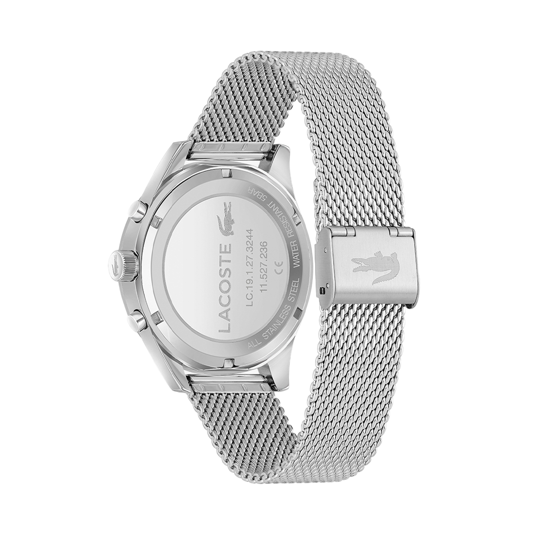 LACOSTE Chronograph Silver Stainless Steel Bracelet 2011298