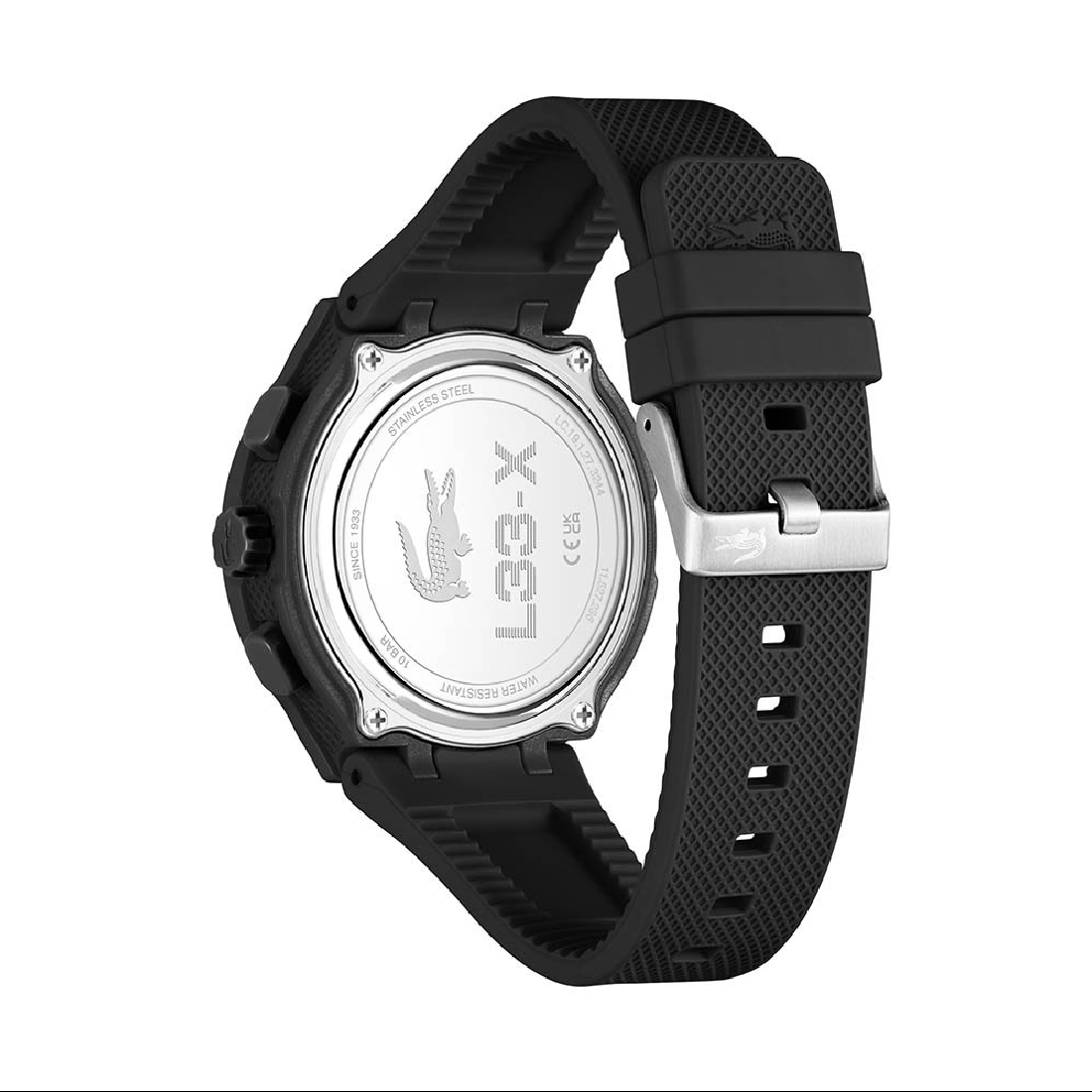 LACOSTE Black Rubber Strap 2011365