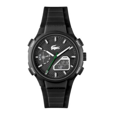 LACOSTE Black Rubber Strap 2011365