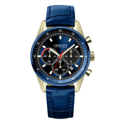 DISSONI Blue Leather Strap B228