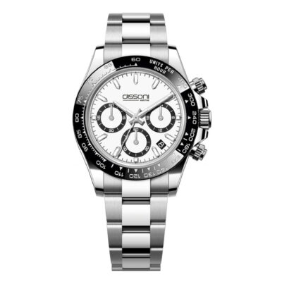 DISSONI Gents Chronograph Silver Stainless Steel Bracelet B271