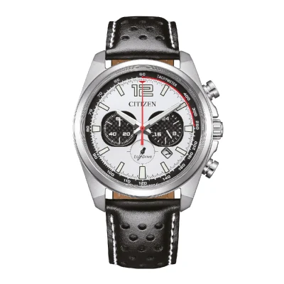 CITIZEN Eco-Drive Black Leather Strap CA4640-09A
