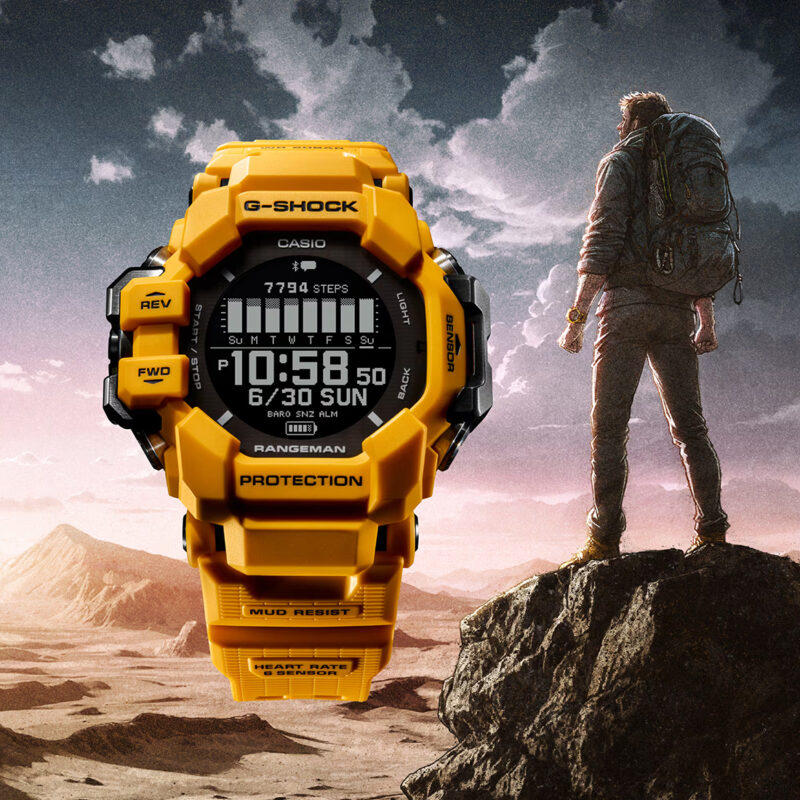 G-SHOCK Master Rangeman Solar Smart Yellow Rubber Strap GPR-H1000-9ER