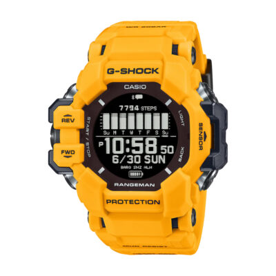 CASIO G-Shock Master Rangeman Solar Smart Yellow Rubber Strap GPR-H1000-9ER