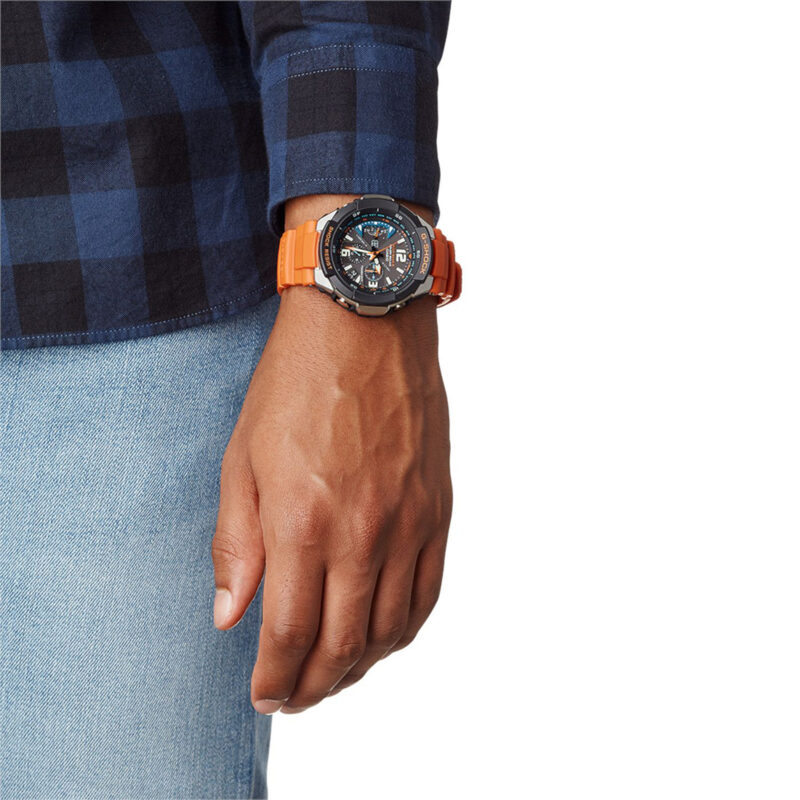 CASIO G-Shock Gravitymaster Orange Rubber Strap GW-3000M-4AER