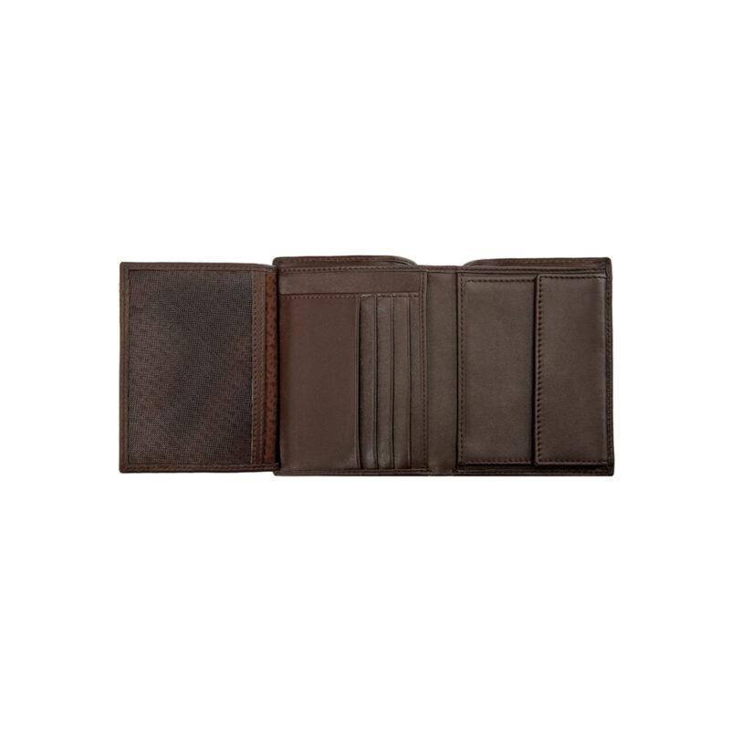 BOSS Classic Smooth Money Wallet Vertical Flap Brown HLO403Y