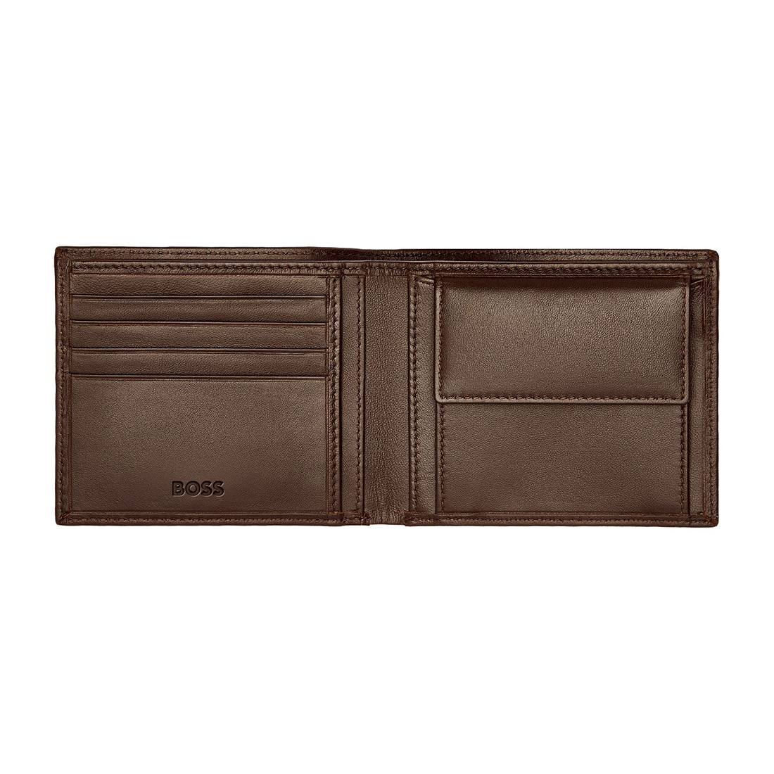BOSS Classic Smooth Coins purse Brown HLM403Y
