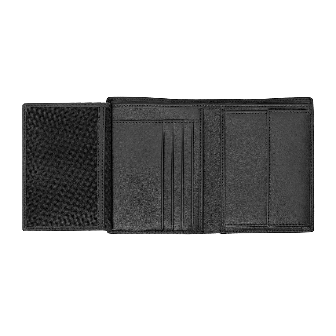 BOSS Classic Grained Money Wallet Vertical Flap Black HLO416A