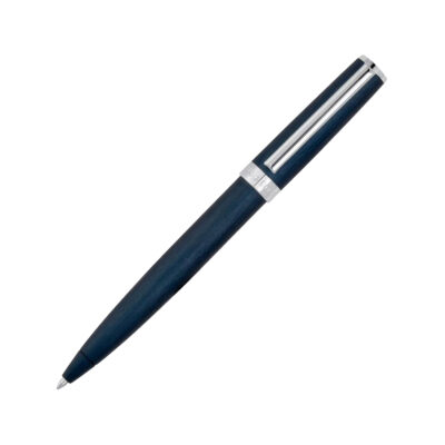HUGO BOSS Gear Brushed Ballpoint Pen Navy HSK4414N