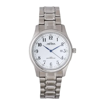 INORA Gents Silver Stainless Steel Bracelet MI273205